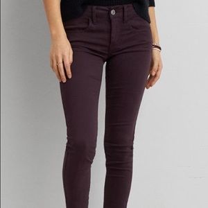 American Eagle Purple Jeggings